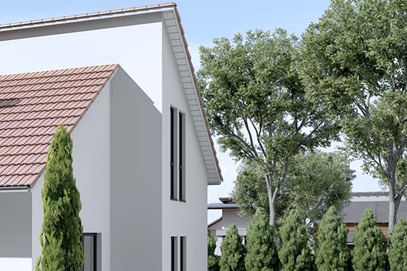 Foto: © Viessmann Werke Privathaus mit schönem Dach - Klempnerarbeiten
